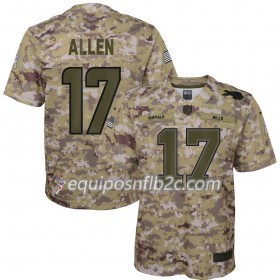 Camiseta Hombre NFL Buffalo Bills Josh Allen 17 Nike Salute to Service